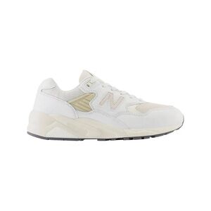 New Balance White and Tan Athletic Shoes